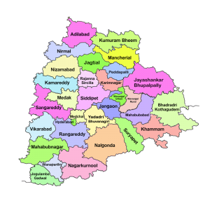 Telangana state Telangana state 31 districts Telangana Map New